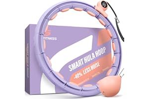‎GATE FITNESS GATE FITNESS® Silent Smart Hula Hoop Reifen Erwachsene zum Abnehmen - Kein runter Fallen - Hoola Reifen mit Noppen| für Anfänger & Fortgeschrittene - Premium Reifen mit Gewicht
