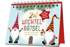 NAUMANN & GOEBEL VERLAGSGESELLSCHAFT MBH 24 Wichtel-Rätsel | Advents-Rätselspaß mit den Wichteln: Der besondere Adventskalender zum Aufstellen
