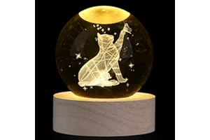 XIANNVXI Presse-papier en forme de chat en forme de boule de cristal, cadeau pour femme, cadeau pour les amoureux des chats