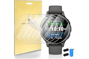 Suoman 6 Pieces Screen Protector for Garmin Venu 3S 41MM Scratch-Resistant Surface HD TPU Screen Cover,41mm