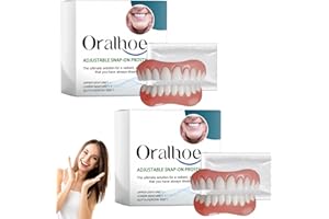 CARRENEU 2 Pcs Silikon Zahnprothesen Zahnersatz Prothese Komplett Zahnprothesen Silicone Reline Denture Set ZäHne Zum Aufstecken Zahnersatz Zum Aufstecken Zahnprothese Veneers ZäHne Zum Aufstecken Zahnprothese