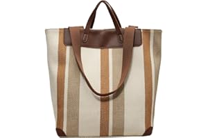 HFLZBRO Large Women's Work tote Bag – 15inch Canvas Shoulder Bag for Office & Daily Use, Tote Bag with Spacious Storage，extra_large