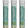 Neuherbs Plant Based Green Coffee Instant Charge in Classic Coffee Flavour 20 effervescent tablets | Boost Metabolism | Natural Caffeine - Pack of 3