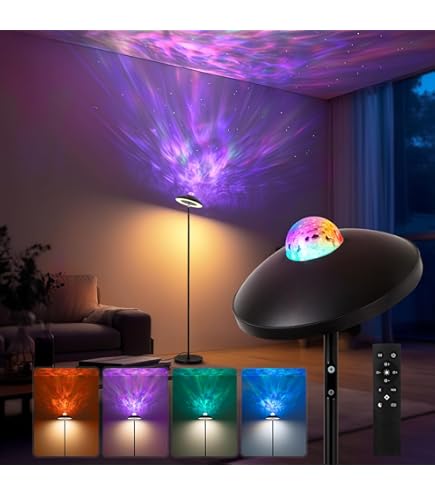 Fortand Lapadaire Sur Pied Salon, LED Lapadaire Chabre Oderne 3 Tepératures De Couleur