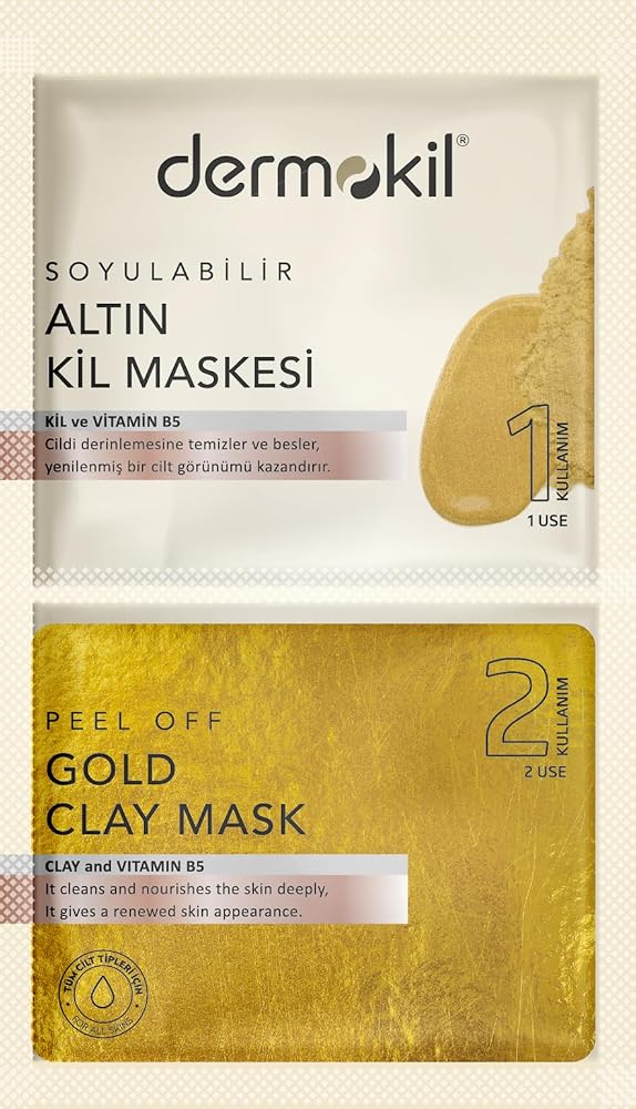Dermokil Soyulabilir Altın Maske 2x 7.5 ml