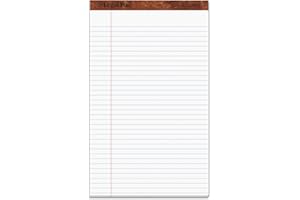 Tops 7573 Perforated Everyday Writing Legal Pad, 8.5 x 14 Inch, White, 12 Count (Pack of 1)