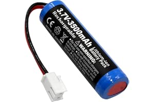 ZUIRUNDA 3.7V 3500 mAh Li-ION pour Nettoyeur de vitres, pour Leifheit Dry&Clean 51000 Batterie de Rechange 3,7 V