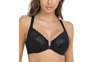 DotVol Sujetador de Mujer con Aros y Cierre Frontal de T-Back