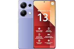 Xiaomi Redmi Note 13 Pro Smartphone, 12+512GB, Handy ohne Vertrag, 6,67" FHD+ AMOLED Display, 5.000 mAh, 200MP Kamera, Dual-SIM, Lila