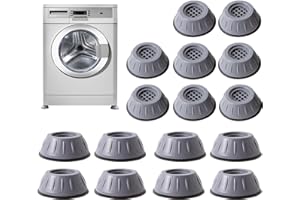 Waschmaschine Füße Pad Antivibrationsmatte Waschmaschine: YIDM 16 Stück Schwingungsdämpfer, Waschmaschine Füße Pad, Anti Vibration Waschmaschine Fußpolster,Waschmaschine Antivibrationsmatte (Grau)