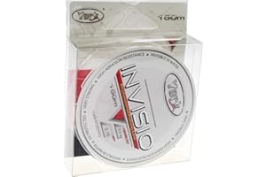 YORK Invisio Angelschnur 150m Spule 0,14mm-0,40mm Monofile Schnur Fluorocarbon beschichtet (0,02€/m) (0,16mm/6,5kg)