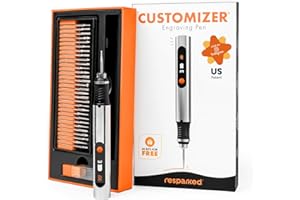 Resparked Bolígrafo de grabado personalizable (anteriormente Culiau): la herramienta definitiva para artistas y bricoleiros - Graba más de 50 superficies