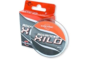 COLMIC Xilo Advanced Kabelendraht aus Nylon, 50 m, mikrometrisch, ohne Speicher, hohe Präzision mit Laser, Bruchlast zertifiziert, speziell für technische Endgeräte – Made in Japan