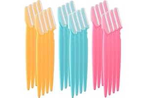 ASTARON 60 pezzi Rasoio per sopracciglia per donne e uomini Depilazione viso, formato portatile (60 Pcs)