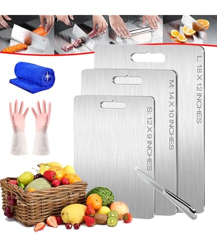 Miro France MIROTECH -Planche À Découper En Titane, Gemakkelijk Schoon