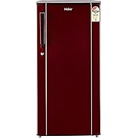 Haier 190 L 3 Star (2019) Direct Cool Single Door Refrigerator(HED-19TBR, Basic/Burgandy Red)