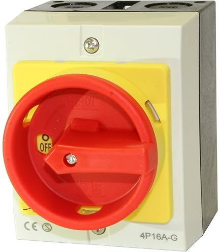 Interrupteur Principal, 16 A, 3 Broches, Interrupteur Rotatif, Interrupteur D'arrêt IP65, Interrupteur De Réparation Avec Boîtier De Séparation De