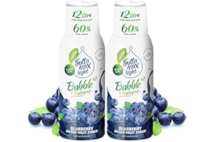 AMOR LABOUR 2 paquetes - Light - Bajo en carbohidratos - Jarabe de fitness de FruttaMax | Azúcar Cero | con Stevia | 50-60% Contenido de Fruta (2x500ml) (2 x Arándano Light)