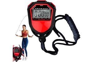 Tidtagarur för sport, stoppur för tränare - Multifunktionell Sport Timer Vattentät Stoppur,Mångsidig stoppur Klocka Stoppur Timer för fotboll Löpning Cykling Simning