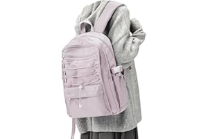 WEPOET Zaino Scuola Media Ragazza,Zaino Scuola Superiore Ragazzo,Zaino Universita Donna Resistente all'acqua Zaini Scuola Cartella Adolescent