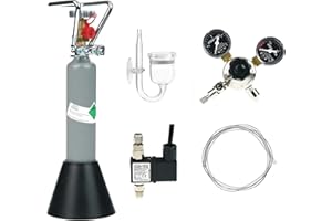 Guemmer products CO2 Anlage Aquarium Komplett-Set Profi mit 500g Mehrwegflasche für Aquarien, gefüllt, NEU - Verschiedene Varianten beachten