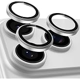 Babilden iPhone 17 Pro / 17 Pro Max İle Uyumlu Kamera Lens Koruyucu Al&uuml;minyum Alaşım &Ccedil;er&ccedil;eveli Telefon Lensi Temperli Cam Kor