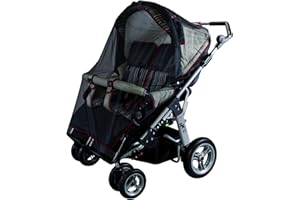 Sunnybaby 10366 - Red de protección contra insectos para gemelos, color negro