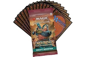 WIZARDS OF THE COAST Magic: The Gathering The Lord of The Rings: Tales of Middle-Earth Draft Booster Pack (15 Magic Cards)