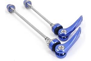 rningo 1 Pair Bike Skewers Ultralight Quick Release Skewers Front Rear Set 115/151 mm Fit for MTB/Road Bike