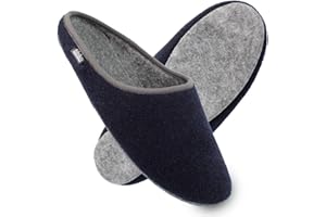 filsko® - Hausschuhe Herren - Hausschuhe Damen - Filzpantoffeln - perfekt bei kalten Fußböden - Dicke Filzlaufsohle - Federleicht nur 170g - 6 Farben - 36 EU bis 48 EU