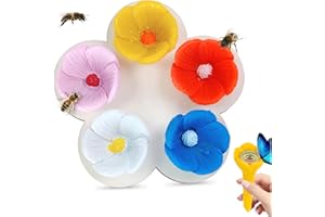 71Nmly Bienen Insekten Trinkbecher,Bienentränke für Den Garten,Bee Cups Für Bienen Trinken, Bienen Becher Garten,Bienen brauchen sichere Orte zum Trinken Set
