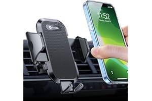 [2023 Solidest] andobil Car Phone Holder, [Never Fall & Ultra Stable] Mobile Phone Holder for Cars Air Vent Automobile Cradle Car Phone Mount Compatible with iPhone 15 14 13 12 Pro Max Samsung S23 S22