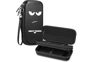 FINPAC Hart piórnik z tworzywa EVA, duża pojemność, dwuwarstwowy, odporny na uderzenia, do szkoły, biura, Don't Touch, Piórnik