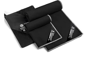 VULKIT Asciugamano in microfibra 2 pezzi rinfrescante Asciugatura rapida Leggero per il campeggio Corsa Palestra Yoga Sport