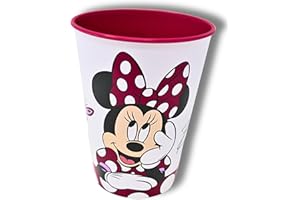 Stor Minnie Mouse Vaso Infantil 260 ml – Plástico sin BPA, Irrompible y Reutilizable – Taza para Niños – Ideal para Agua, Zumo o Leche – Vaso Infantil para Casa o Escuela