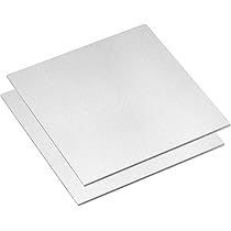 MLINS 2pcs Brass Sheets For Models Crafts Repairs DIY Handicrafts Solid Brass Plates Thickness Metal Sheets For Crafting