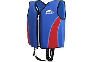 Gogokids Kids Swim Vest - Baby Folat Swim Training Jacket Toddler Buoyancy Swimsuit Swimwear for 2-9 years
