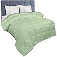Utopia Bedding Duvet Single,10.5 Tog Coverless Duvet With Corner Tabs, Box Stitched Quilt (Single, Sage Green)