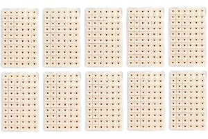 Longzhou 600Pcs Disposable Ear Press Seeds Acupuncture Vaccaria Plaster Bean Acupoint Massage Multi-Condition Ear Seed Acupressure Kit Tool