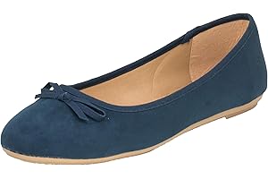 Fitters Footwear That Fits Damas Bailarinas Helen Microfibra Bailarinas Modernas básicas con moño (EU,)