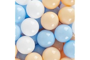 ‎BIECO Bieco Bälle für Bällebad Beach | 100 Stück | Bunte Bälle | Bällebad Kinder | Bällebad Baby | Bällebad | Bällebad Bälle | Baby Ball | Ball Kinder | Spiele für draussen
