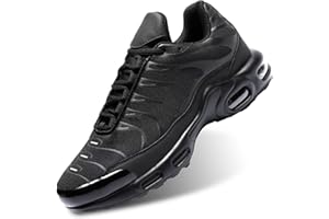 Amsion Homme Air Chaussures de Course à Pied Tendance pour avec Coussin Mode Baskets décontractées pour la Marche Le Tennis Le Basket-Ball la Gym Les Sports