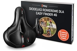 PAJ Siodełko rowerowe technologia Cloud Comfort - odpowiednie w połączeniu z EASY FINDER 4G (brak w zestawie) jako lokalizator GPS do rowerów, rowerów elektrycznych, MTB itp