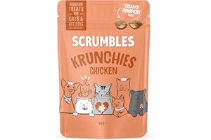 Scrumbles Chicken Krunchies, Pillow Cat Treats, 60g