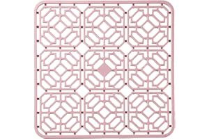 ANWANGDA Protector de Fregadero de Silicona Rejilla de Cocina, Antideslizante, Resistente al Calor, Goma Resistente al Calor, Alfombrilla Protectora de Fregadero de Acero Inoxidable