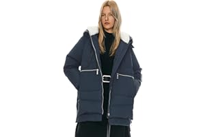 Orolay Abrigos de Plumón para Mujer Chaqueta Mujer Invierno Down Hooded Jacket