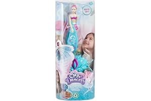 Sky Dancers: Turquoise Twinkle | Pull the Cord and Watch as She Makes a Dazzling Dance Through Mid-Air! | Flying Doll Toy | No Batteries Required | Gift For Ages 5+