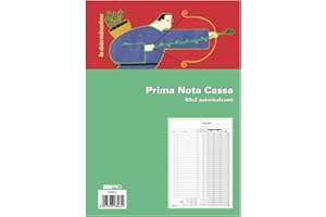 EDIPRO - E5356A - Blocco prima nota cassa 50x2 autoricalcante (entrate - uscite -IVA) f.to 29,7x22