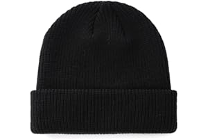 Decentron Knit Beanie Hat for Men Women Warm Winter Hats Cuffed Beanies Skull Cap Acrylic Watch Hat