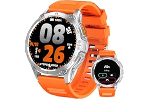 MEGALITH Męski zegarek na telefon Smartwatch: wodoodporny Bluetooth IP67 Sport Fitness Tracker krokomierz Smart Watch